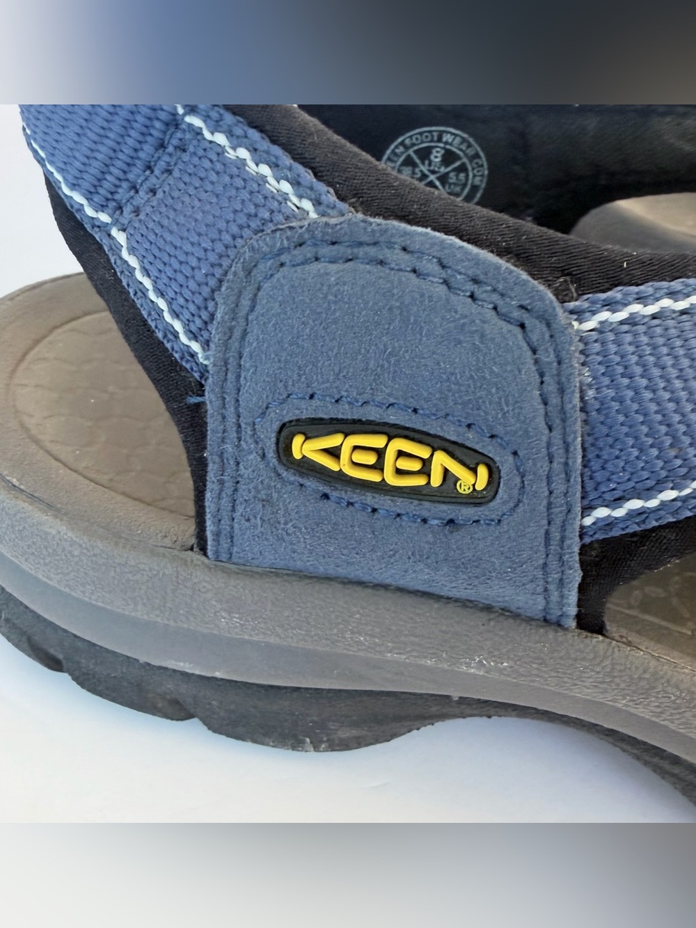 KEEN women’s Venice H2 blue Sandals hiking fishing trail, size 8 - Picture 5 of 8